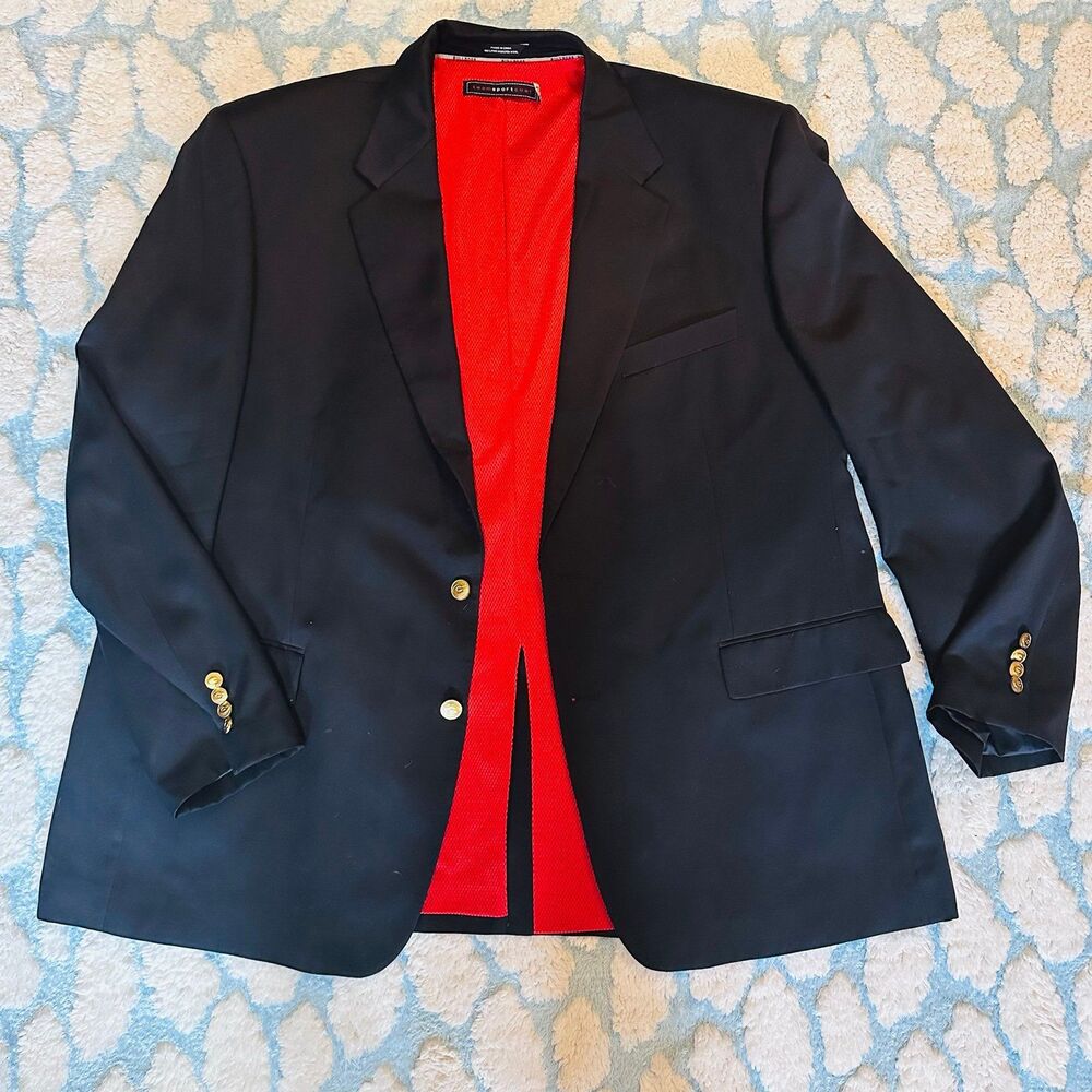 Georgia Bulldogs Team Blazer Licensed Logo Sport Coat Size 52R